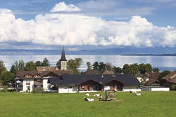 On the shores of Lake Geneva