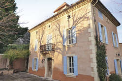 The russet-red soil of the Luberon