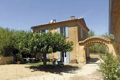 The russet-red soil of the Luberon