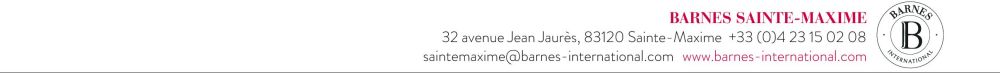 BARNES Sainte-Maxime