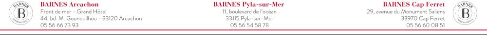 BARNES BASSIN D'ARCACHON