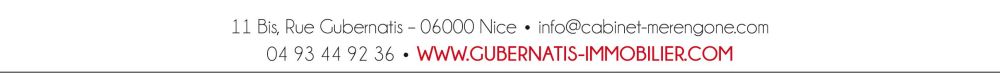 GUBERNATIS IMMOBILIER Par Cabinet MERENGONE 