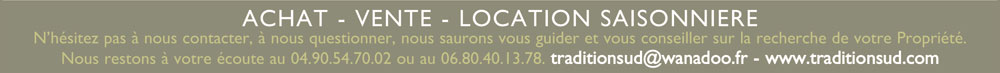 TRADITION SUD IMMOBILIÈRE