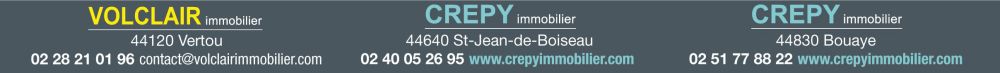 CREPY IMMOBILIER ST JEAN DE BOISEAU
