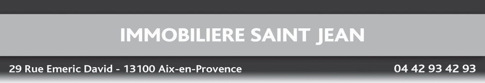IMMOBILIERE SAINT JEAN Aix-en-Provence