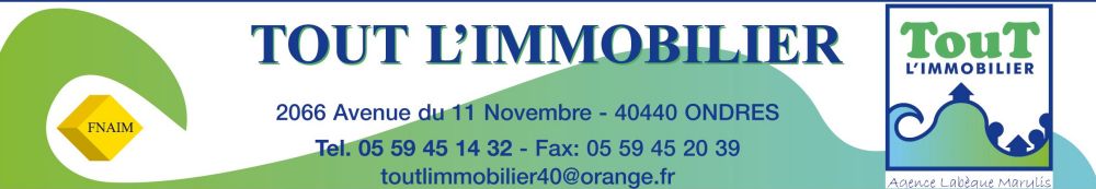 TOUT L'IMMOBILIER - Agence Marylis Labeque