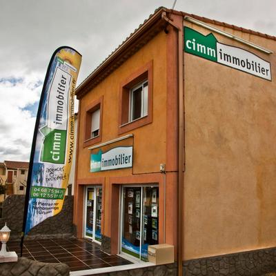 Logo Cimm Immobilier St Pierre La Mer/Narbonne Plage/Gruissan/Coursan