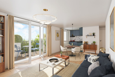 Appartement à vendre à TORCY  - 2 pièces - 38 m² 