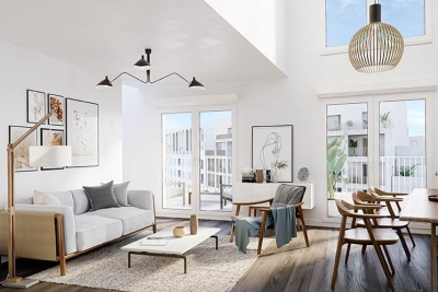 Appartement &agrave; vendre &agrave; BORDEAUX Villa Primerose Parc Bor.-Cauderan - 3 pi&egrave;ces - 62 m&sup2; 