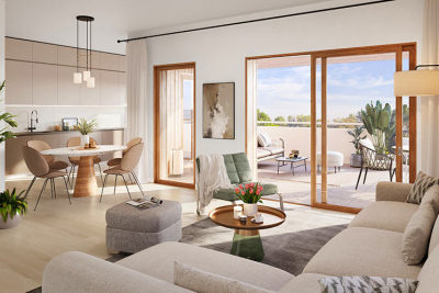 Appartement &agrave; vendre &agrave; VILLE-LA-GRAND  - 2 pi&egrave;ces - 48 m&sup2; 