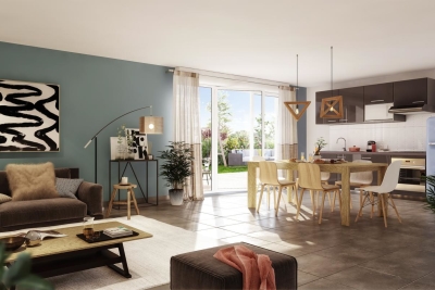 Appartement &agrave; vendre rdc avec garage 