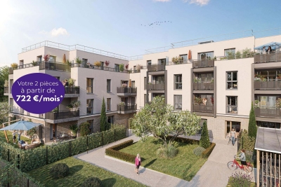 Appartement &agrave; vendre &agrave; immobilier MERY SUR OISE  - 2 pi&egrave;ces - 44 m&sup2; 
