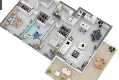 Appartement &agrave; vendre &agrave; CAVALAIRE-SUR-MER  - 4 pi&egrave;ces - 87 m&sup2; 