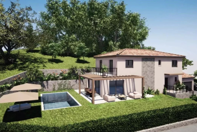 Building plot for sale in LA TURBIE Carabacel  - 1449 m² 