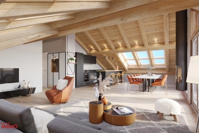 Apartment for sale in MORZINE  - 3 rooms - 54 m&sup2; 
