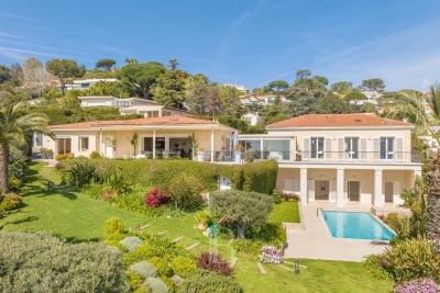 Maison à vendre piscine vue panoramique mer cannes 