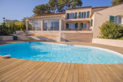 Maison à vendre piscine vue panoramique mer cannes 