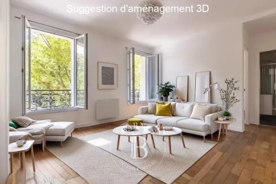 Apartment for sale in BOULOGNE BILLANCOURT Trezel 1 - 2 rooms - 45 m² 