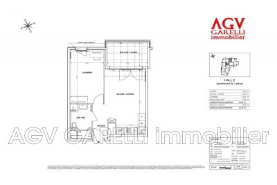 Appartement &agrave; vendre &agrave; COGOLIN  - 2 pi&egrave;ces - 43 m&sup2; 