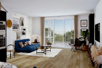 Appartement à vendre à LE BOUSCAT  - 2 pièces - 44 m² 