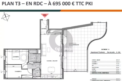 Appartement à vendre à EZE    