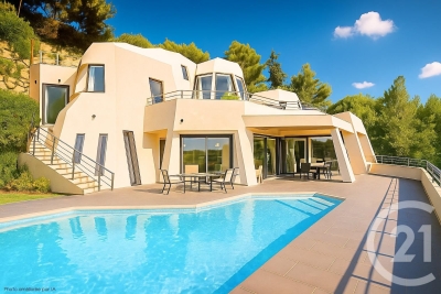 Maison à vendre maison vue mer roquebrun 