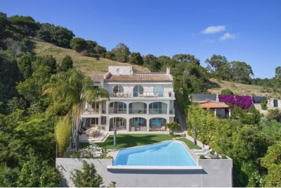 Maison à vendre piscine vue panoramique mer cannes 