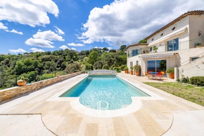 Maison à vendre piscine vue panoramique mer cannes