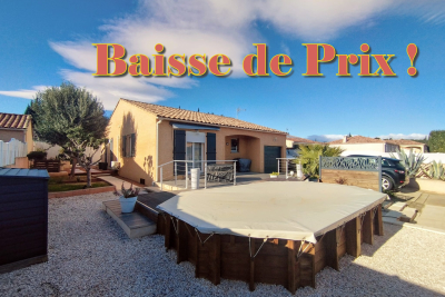 Maison à vendre à LÉZIGNAN-CORBIÈRES  - 3 pièces - 100 m² 