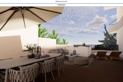 Appartement à vendre à VILLEFRANCHE-SUR-MER  - 3 pièces - 72 m² 