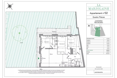 Appartement &agrave; vendre &agrave; MOUANS-SARTOUX  - 4 pi&egrave;ces - 80 m&sup2; 