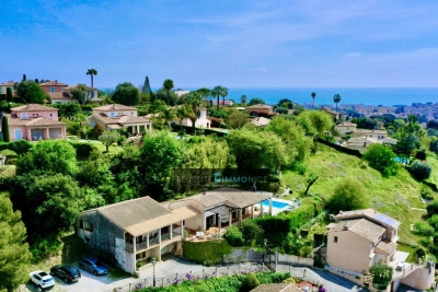 Maison à vendre plain pied et vue mer alpes maritimes