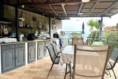 Maison à vendre maison vue mer roquebrun 