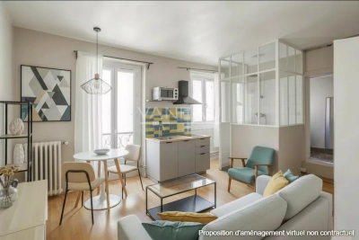 Appartement &agrave; vendre &agrave; PARIS 11EME Saint-Thomas d'Aquin 7 - 1 pi&egrave;ces - 19 m&sup2; 