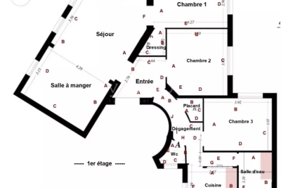 Appartement à vendre à PARIS 10EME Charonne - 5 pièces - 103 m² 