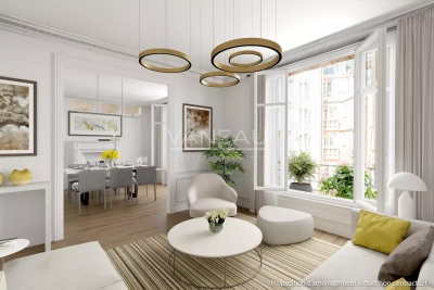 Appartement à vendre à PARIS 7EME Seine et Berges 2 - 5 pièces - 112 m² 