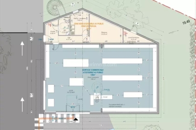 Commerce à louer à COUTRAS Camblanes-et-Meynac - 3 pièces - 180 m² 