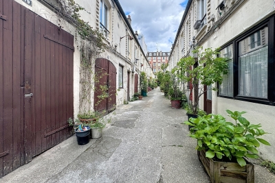 Appartement à vendre à PARIS 18EME Canal St-Denis - 1 pièces - 36 m² 