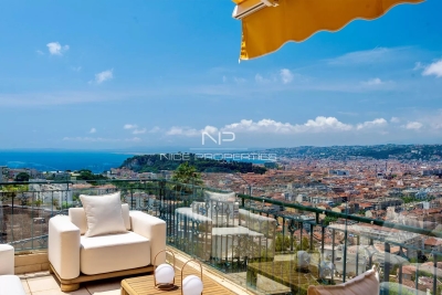 Apartment for sale in NICE Mont Alban - 5 rooms - 167 m² 