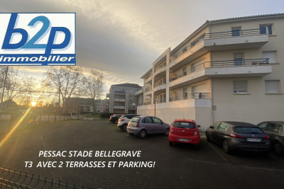 Appartement à vendre à PESSAC  - 3 pièces - 64 m² 