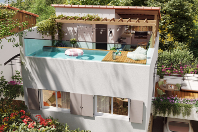 Maison à vendre villa en pierre coeur centre ville 