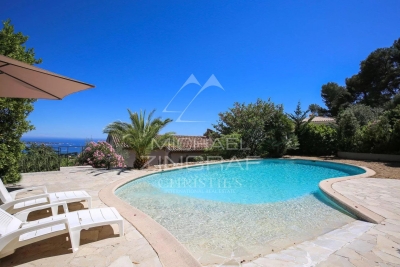 Maison à vendre piscine vue panoramique mer cannes 