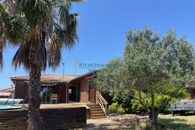 Maison &agrave; vendre plain pied et jardin beziers 