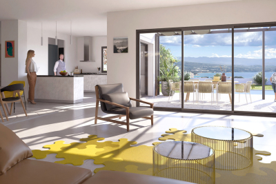 Maison à vendre piscine jardin vue mer climatisation 