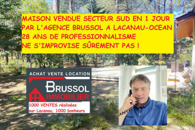 Maison à vendre à LACANAU-OCEAN La Plante - 6 pièces - 95 m² 