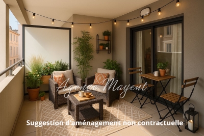 Appartement à vendre à CANNES Riquier-Arson - 2 pièces - 42 m² 