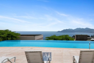 Appartement à vendre piscine vue panoramique mer cannes 