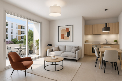 Appartement à vendre à MARSEILLE 8EME La Roque-d'Anthéron - 1 pièces - 30 m² 