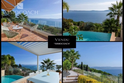 House for sale in CARQUEIRANNE Hauteurs de Carqueiranne - 7 rooms - 214 m&sup2; 