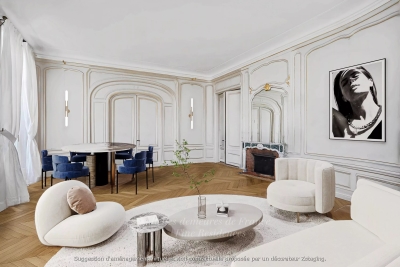 Appartement à vendre tour eiffel arc triomphe paris 16eme